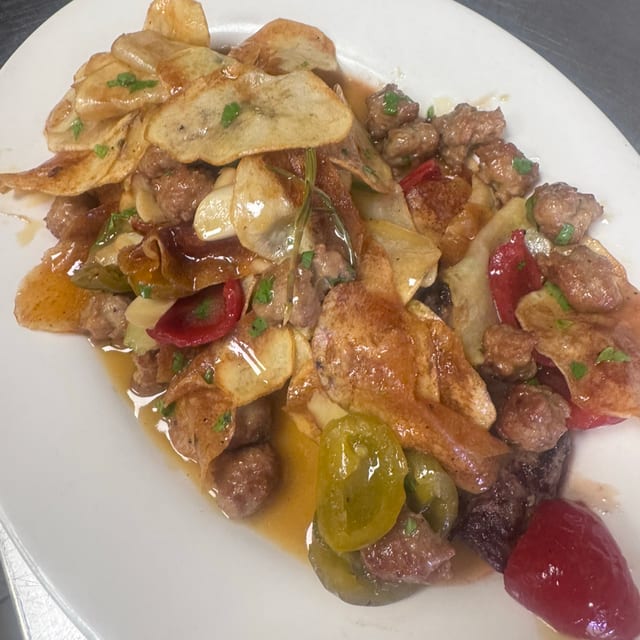 Steak Scarpariello.